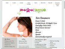 Tablet Screenshot of pinkinktattoo.com